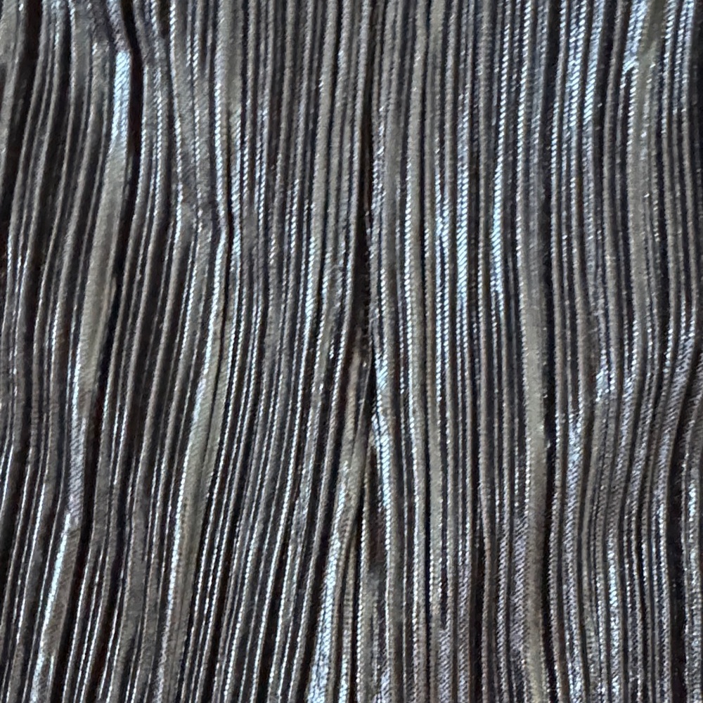 Good American Black Pleated Shimmer Pants - Picture 4 of 4